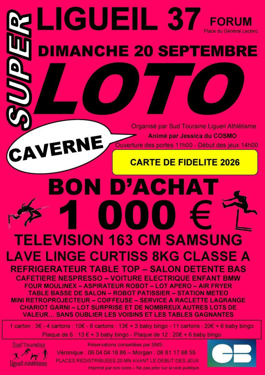 🎉 GRAND LOTO DE L’ATHLÉTISME 🎉
