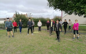 Sortie pour la marche nordique de samedi 