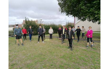 Sortie pour la marche nordique de samedi 
