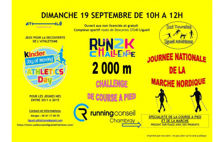 animation mise en place par la fédération d'athlétisme