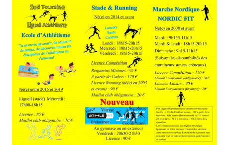 Horaires et inscriptions 2025-2026